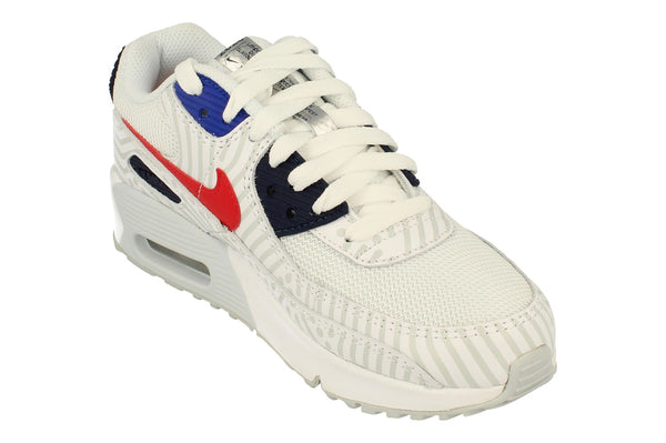 Nike Air Max 90 GS Cz8650  100 - White University Red 100 - Photo 0