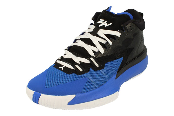 Nike Air Jordan Zion 1 Mens Basketball Trainers Da3130  004 - Black White Hyper Royal 004 - Photo 0