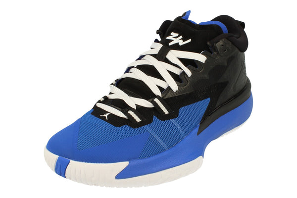 Nike Air Jordan Zion 1 Mens Basketball Trainers Da3130  004 - Black White Hyper Royal 004 - Photo 0