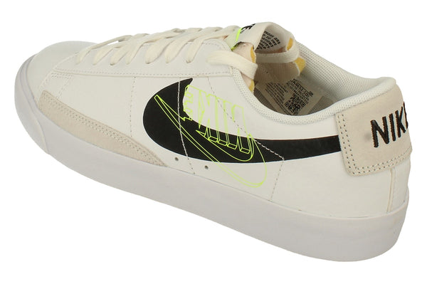 Nike Blazer Low Mens Trainers Da4652  100 - White Black Volt White 100 - Photo 0