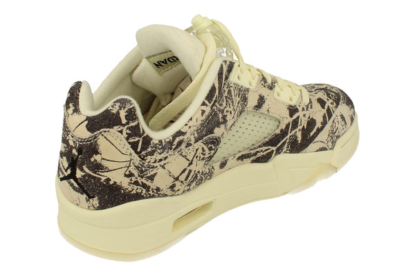 Nike Womens Air Jordan 5 Retro Low Trainers Da8016  100 - Coconut Milk Black White 100 - Photo 0