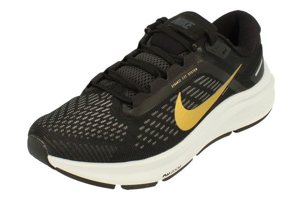Nike Womens Air Zoom Structure 24 Da8570 003 - Black Metallic Gold Coin 003 - Photo 0