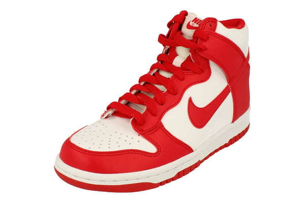 Nike Dunk High GS Trainers Db2179  106 - White University Red 106 - Photo 0