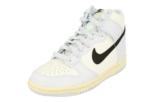 Nike Dunk High GS Trainers Db2179  110 - Summit White Football Grey 110 - Photo 0