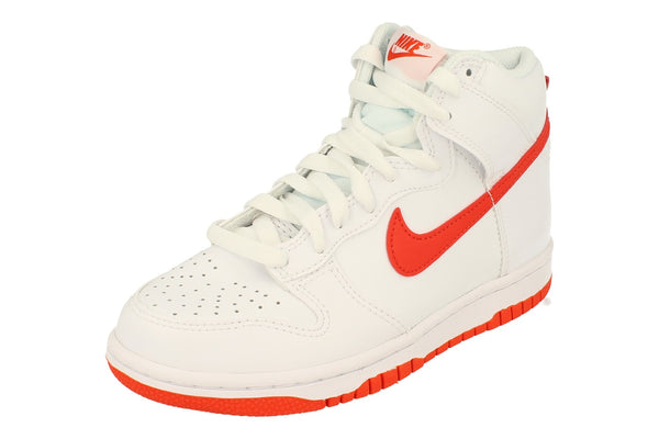 Nike Dunk High GS Trainers Db2179  111 - White Red White 111 - Photo 0