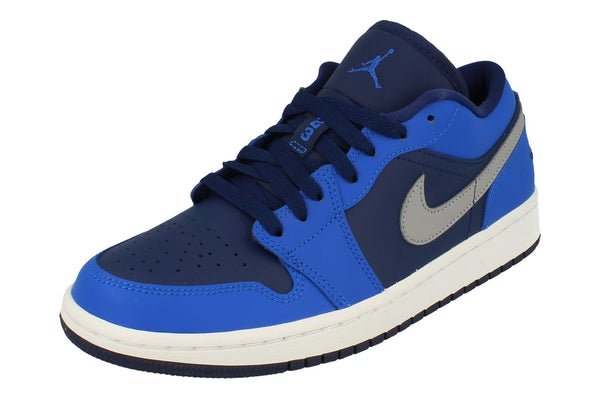 Nike Womens Air Jordan 1 Low Trainers Dc0774  400 - Game Royal Stealth Blue Void 400 - Photo 0