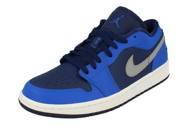 Nike Womens Air Jordan 1 Low Trainers Dc0774  400 - Game Royal Stealth Blue Void 400 - Photo 0