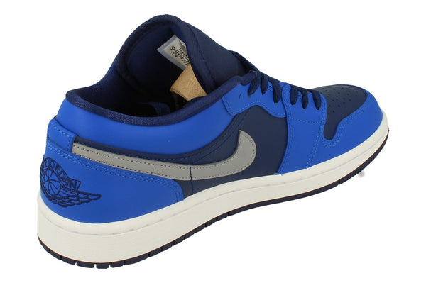Nike Womens Air Jordan 1 Low Trainers Dc0774  400 - Game Royal Stealth Blue Void 400 - Photo 0
