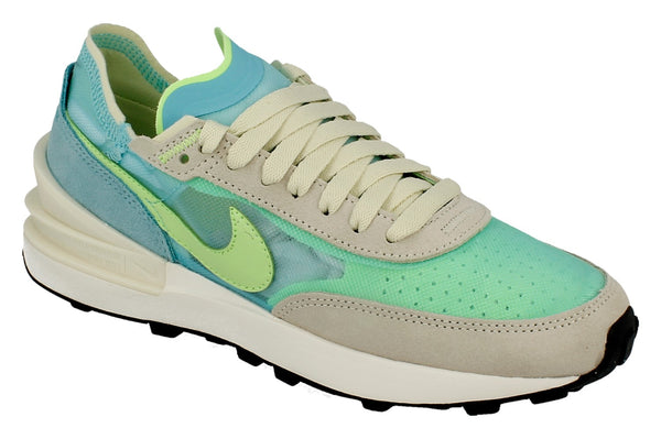 Nike Womens Waffle One Dc2533  401 - Bleached Aqua Lime Glow 401 - Photo 0