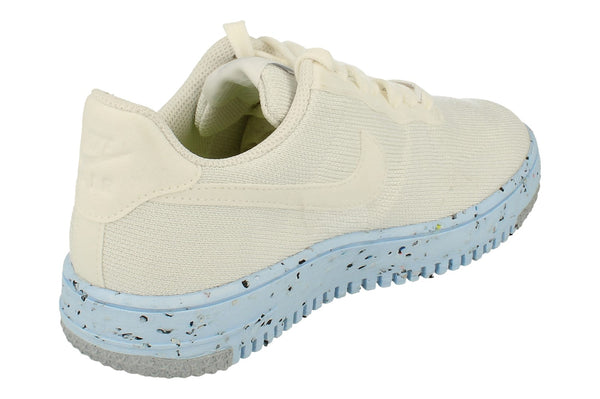 Nike Air Force 1 Crafter Flyknit Womens Trainers Dc7273  100 - White Pure Platinum 100 - Photo 0