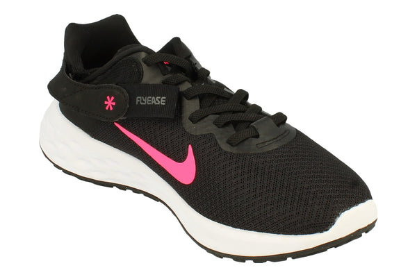 Nike Revolution 6 Flyease Nn Womens Dc8997  002 - Black Hyper Pink Iron Grey 002 - Photo 0