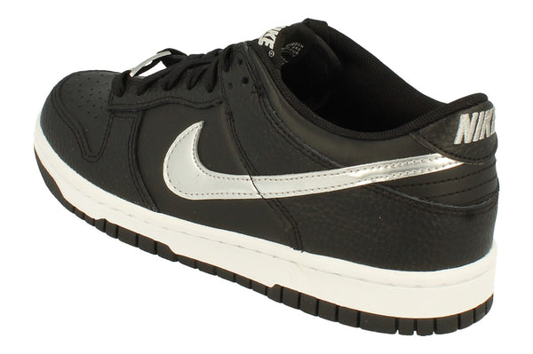 Nike Dunk Low GS Trainers Dc9560  001 - Black Chrome Iron Grey White 001 - Photo 0