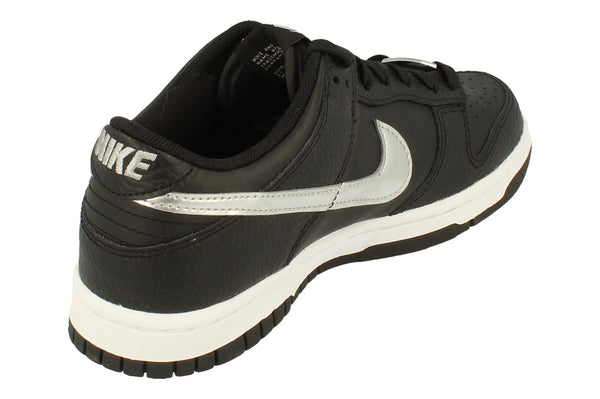 Nike Dunk Low GS Trainers Dc9560  001 - Black Chrome Iron Grey White 001 - Photo 0