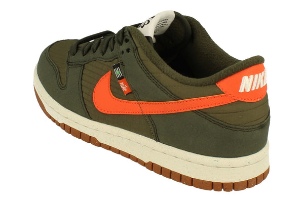 Nike Dunk Low Se GS Trainers Dc9561  300 - Sequoia Orange Medium Olive 300 - Photo 0