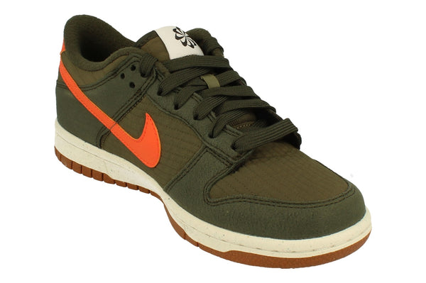 Nike Dunk Low Se GS Trainers Dc9561  300 - Sequoia Orange Medium Olive 300 - Photo 0