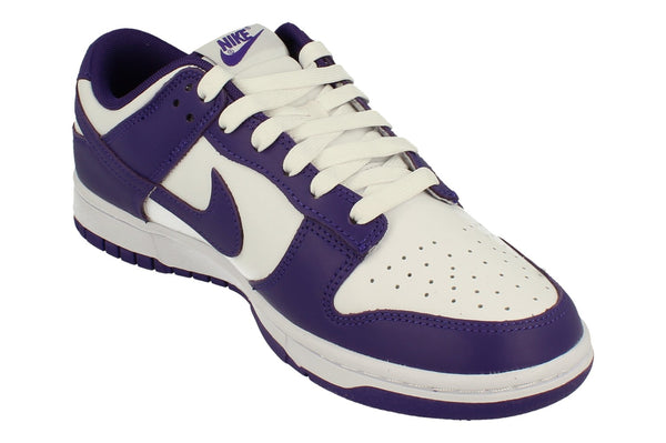 Nike Dunk Low Retro Mens Trainers Dd1391  104 - White Court Purple 104 - Photo 0