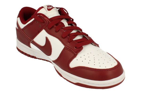Nike Dunk Low Retro Mens Trainers Dd1391 601 - Team Red White 601 - Photo 0