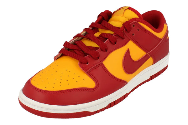 Nike Dunk Low Retro Mens Trainers Dd1391 701 - Midas Gold Tough Red White 701 - Photo 0