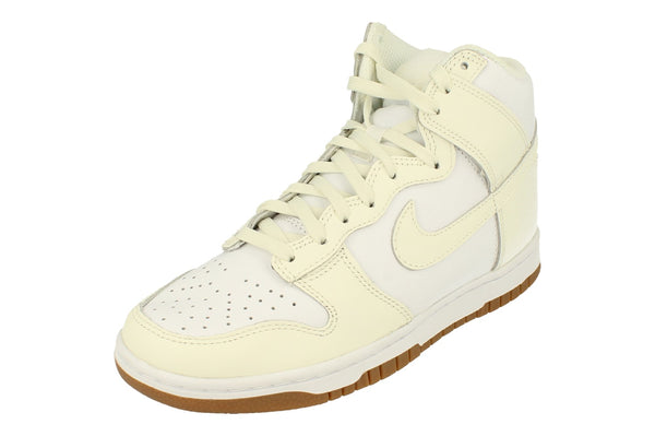 Nike Womens Dunk High Trainers Dd1869  109 - White Sail Gum Medium Brown 109 - Photo 0