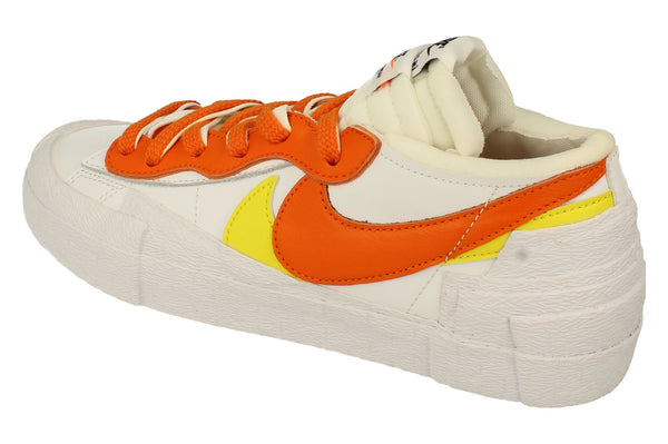 Nike Blazer Low / Sacai Mens Trainers Dd1877  100 - White Magma Orange White 100 - Photo 0