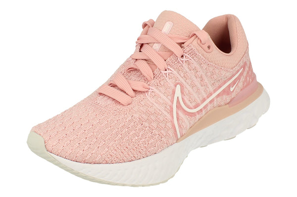 Nike Womens React Infinity Run Fk 3 Dd3024  600 - Pink Glaze White Pink Foam 600 - Photo 0