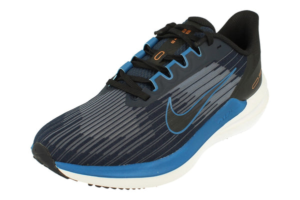 Nike Air Winflo 9 Mens Dd6203  400 - Obsidian Dark Marina Blue Black 400 - Photo 0