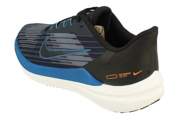 Nike Air Winflo 9 Mens Dd6203  400 - Obsidian Dark Marina Blue Black 400 - Photo 0