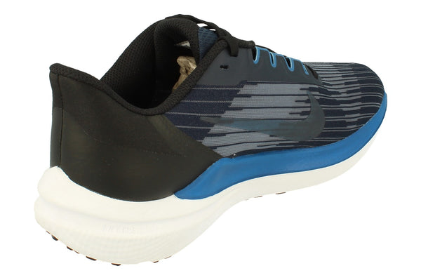 Nike Air Winflo 9 Mens Dd6203  400 - Obsidian Dark Marina Blue Black 400 - Photo 0