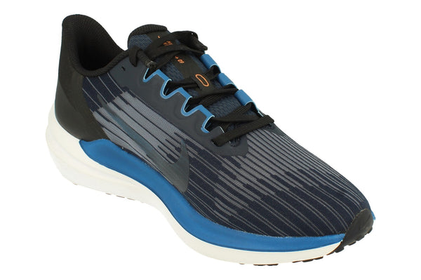 Nike Air Winflo 9 Mens Dd6203  400 - Obsidian Dark Marina Blue Black 400 - Photo 0