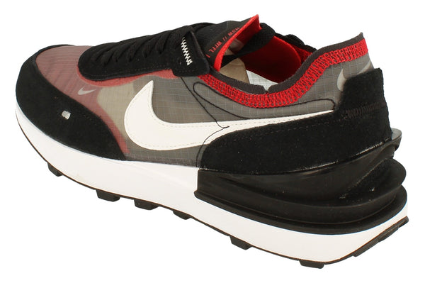 Nike Waffle One Se Mens Trainers Dd8014  001 - Black White Sport Red 001 - Photo 0