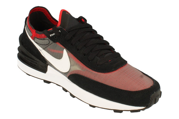Nike Waffle One Se Mens Trainers Dd8014  001 - Black White Sport Red 001 - Photo 0