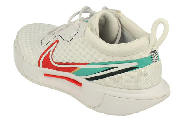 Nike Womens Zoom Court Pro HC Tennis Shoes Dh0990 Sneakers Trainers  136 - White Washed Teal Red 136 - Photo 0