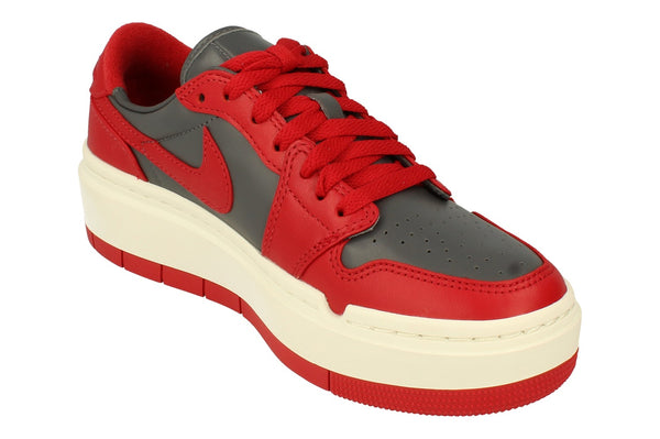 Nike Air Jordan 1 Elevate Low Womens Trainers Dh7004  006 - Dark Grey Varsity Sail Red 006 - Photo 0