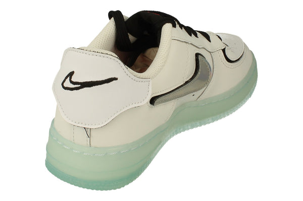 Nike Af1/1 Air Force 1 GS Trainers Dh7341  100 - Summit White Black 100 - Photo 0