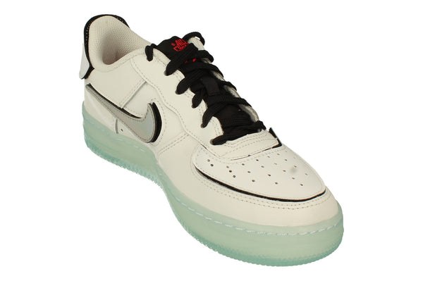 Nike Af1/1 Air Force 1 GS Trainers Dh7341  100 - Summit White Black 100 - Photo 0