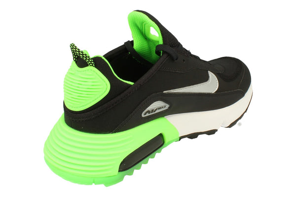 Nike Air Max 2090 C/S GS Trainers Dh9738  004 - Black Chrome Green Strike 004 - Photo 0