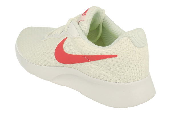 Nike Womens Tanjun Trainers Dj6257  105 - White Sea Coral Volt Black 105 - Photo 0