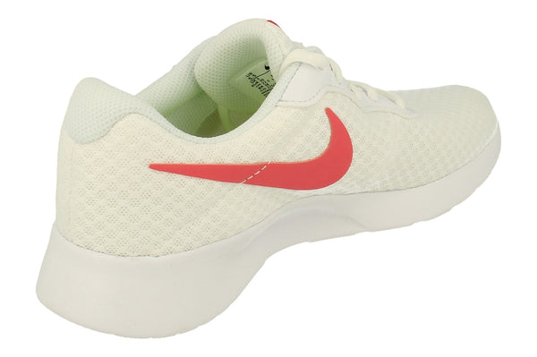 Nike Womens Tanjun Trainers Dj6257  105 - White Sea Coral Volt Black 105 - Photo 0