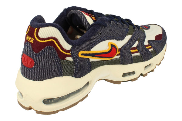 Nike Air Max 96 II QS Mens Dj6742  400 - Blackened Blue Gym Red 400 - Photo 0