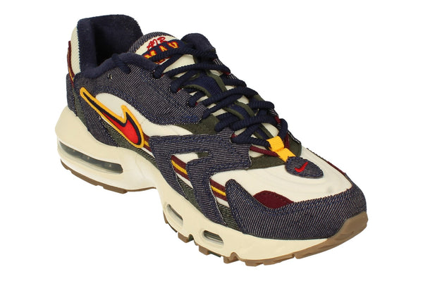 Nike Air Max 96 II QS Mens Dj6742  400 - Blackened Blue Gym Red 400 - Photo 0