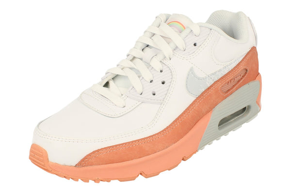Nike Air Max 90 LTR Se GS Trainers Dm0956  100 - White Aura Madder Root 100 - Photo 0