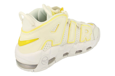 Nike Womens Air More Uptempo Trainers Dm3035  100 - Summit White Opti Yellow 100 - Photo 2