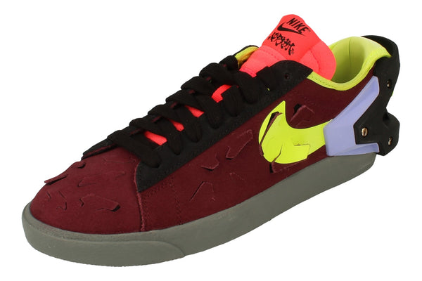 Nike Blazer Low / Acronym Mens Trainers Dn2067  600 - Night Maroon Lemon Venom Black 600 - Photo 0