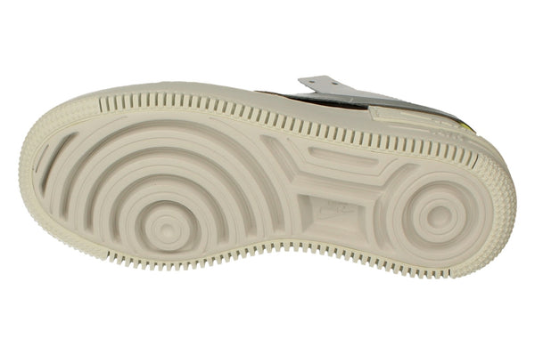 Nike Womens Air Force 1 Shadow Trainers Dn8006  100 - White Metallic Silver 100 - Photo 0