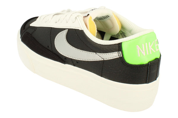Nike Womens Blazer Platform Trainers Dn8010 001 - Black Metallic Silver 001 - Photo 0