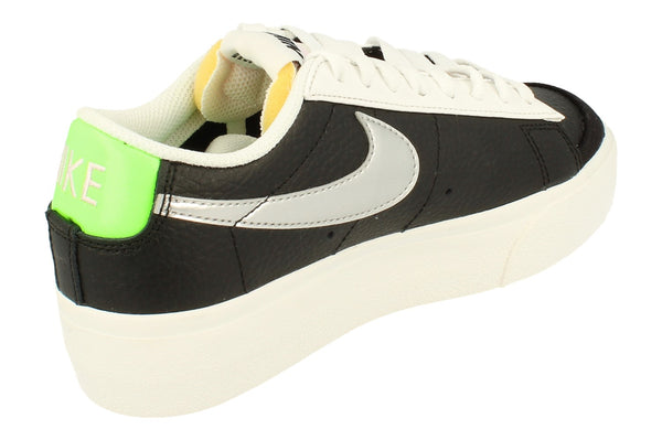 Nike Womens Blazer Platform Trainers Dn8010 001 - Black Metallic Silver 001 - Photo 0