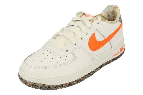 Nike Air Force 1 LV8 GS Trainers Dn8016  100 - White Total Orange 100 - Photo 0