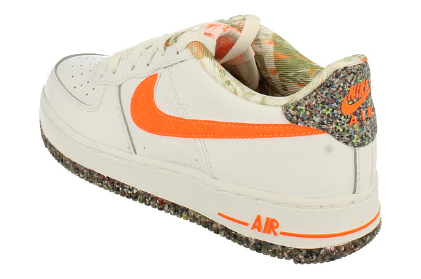 Nike Air Force 1 LV8 GS Trainers Dn8016  100 - White Total Orange 100 - Photo 0