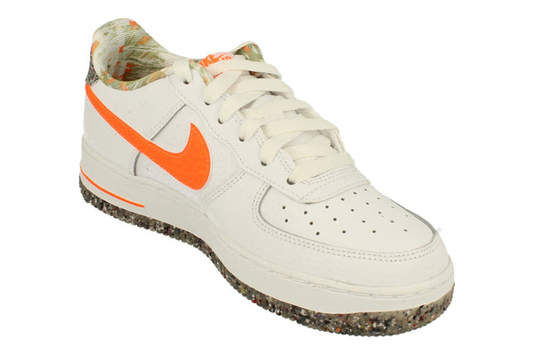 Nike Air Force 1 LV8 GS Trainers Dn8016  100 - White Total Orange 100 - Photo 0