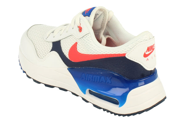Nike Air Max System GS Trainers DQ0284  101 - White Bright Crimson 101 - Photo 0